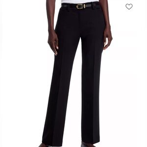 NWOT Lafayette 148 N Y   Reade Mid-Rise 
Straight Leg Pants In Black Size 6.